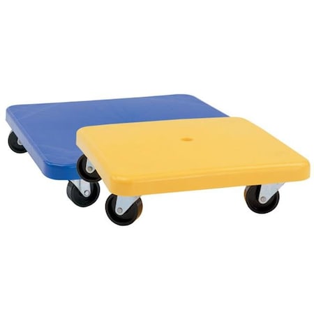 16 In. Plastic Scooter; Assorted Blue & Yellow